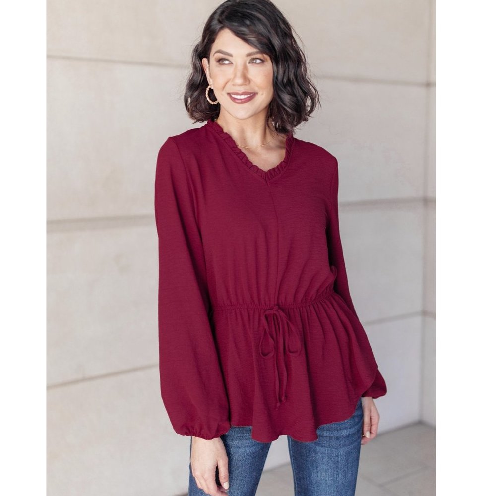 Annalise Berry V-Neck Blouse